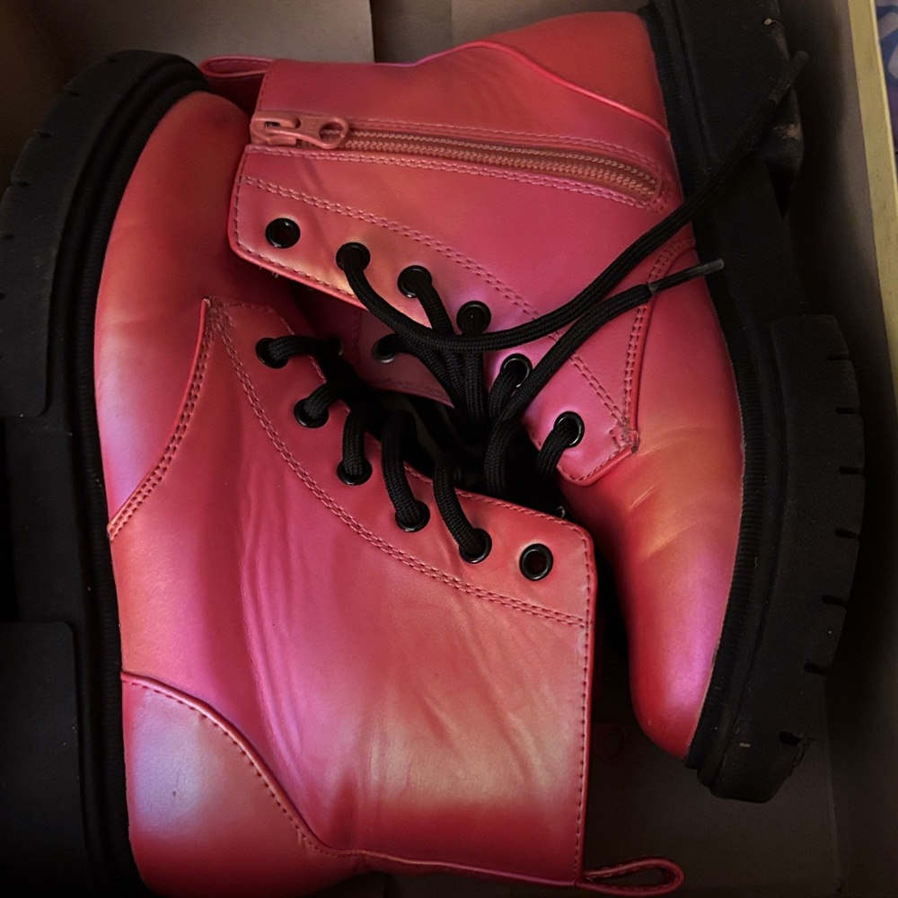 art class Pink Kids Boots